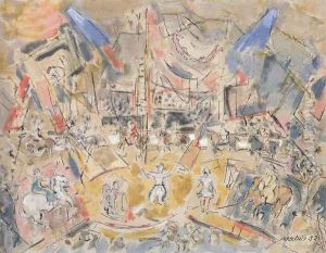The Circus No.1 1952 by John Marin