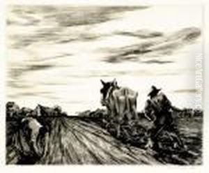 Rural South Ny by Alfred Heber Hutty