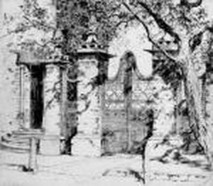 Shadows At The Gate by Alfred Heber Hutty