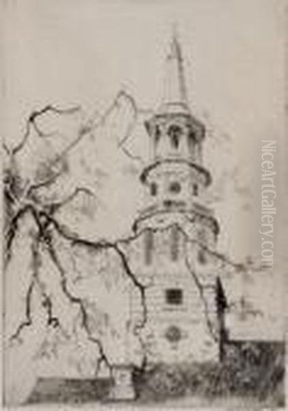 St. Michael's Spire
Etching On Paper - view 1