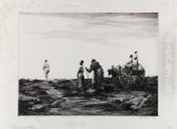 "toward A New Day", Drypoint - view 1
