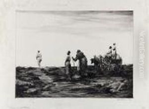 "toward A New Day", Drypoint