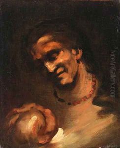 Mother and child by Mihaly Munkacsy
