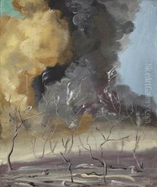 Fire In The Bush At Yalinga - view 1