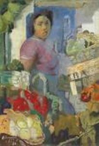 The Fruit Seller by Alexander Evgenievich Yakovlev