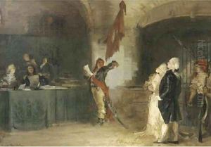 Le denonciateur during the French Revolution by Alexander Henri Robert Van Maasdijk