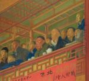 Loge De Theatre A Pekin by Alexander Evgenievich Yakovlev