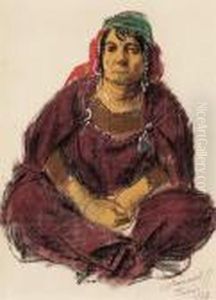A Tunisian Woman by Alexander Evgenievich Yakovlev