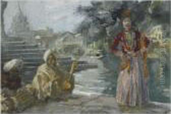 A Kashmiri Singer, Shrinagar - view 1