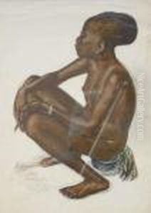 Jeune Femme Africaine by Alexander Evgenievich Yakovlev
