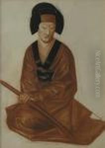 Scene Du Theatre Japonais by Alexander Evgenievich Yakovlev