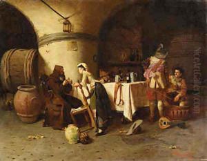 Late Night at the Tavern by Pompeo Massini