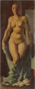 Standing Nude by Alexander Evgenievich Yakovlev