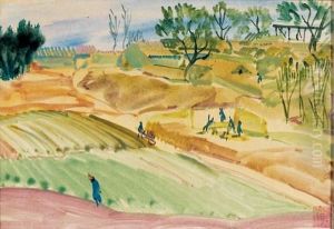 Vue D'un Paysage En Asie by Alexander Evgenievich Yakovlev