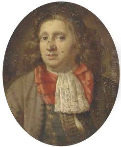 Portrait of a gentleman by Karel De Moor