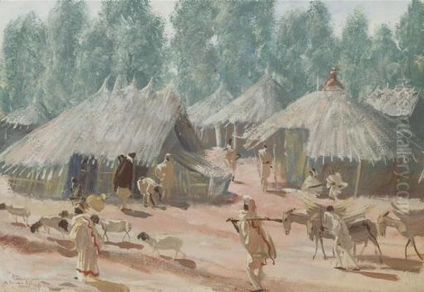 Etude De Village Ethiopiens, Region D'addis Abeba - view 1