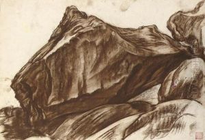 Study Of A Mountain Landscape 
(illustrated); Study Of A Kneeling Nude; And Study Of A Seated Nude by Alexander Evgenievich Yakovlev