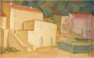 Landscape With Cottages