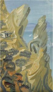 View Of Capri by Alexander Evgenievich Yakovlev