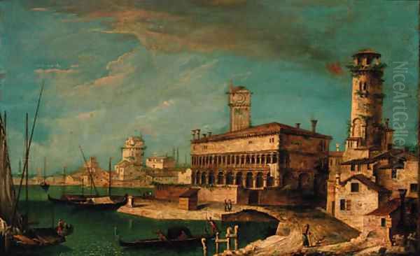 A capriccio of the Venetian lagoon - view 1