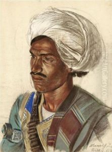 Study Of An Afghan by Alexander Evgenievich Yakovlev