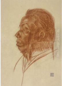Head Of A Mongol by Alexander Evgenievich Yakovlev