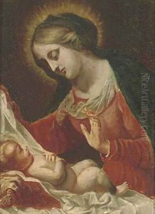 The Madonna of the veil by Onorio Marinari