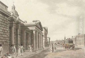 Melbourne House, Whitehall, London by Thomas The Younger Malton