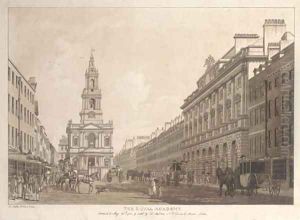 The Royal Academy by Thomas The Younger Malton