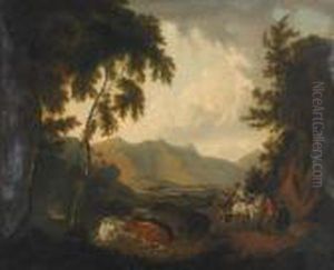 Off To The Market by Julius Caesar Ibbetson