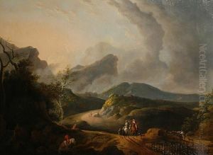 Travellers In A Highland Landscape