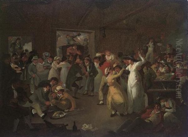 Sailors Carousing In The Long Room At Portsmouth - view 1