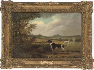 On The Scent by Julius Caesar Ibbetson
