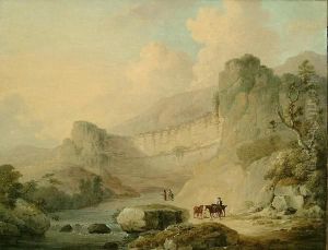 View Of Scarsdale by Julius Caesar Ibbetson