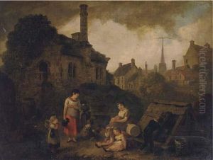 The Old Mill by Julius Caesar Ibbetson