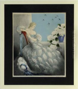 Symphony In Blue by Louis Icart