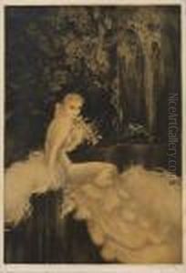 Les Orchidees by Louis Icart