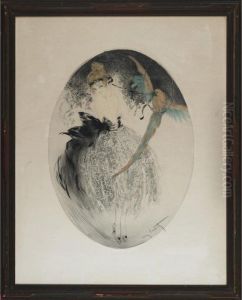 Untied Ribbon by Louis Icart