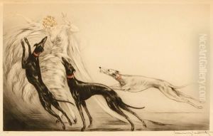 Coursing Ii by Louis Icart