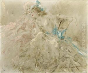 Les Belles Ecouteuses by Louis Icart