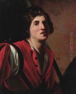 A young man by Bartolomeo Manfredi