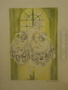 Le Menuet (minuet) by Louis Icart