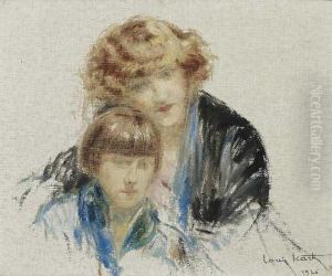 Fanny Et Reine by Louis Icart