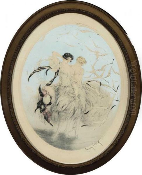 Deux Femmes Aux Oiseaux - view 1