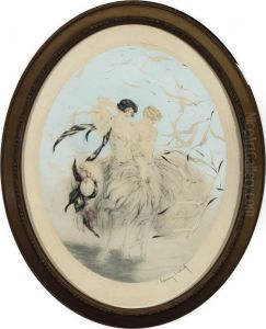 Deux Femmes Aux Oiseaux Deux Femmes Aux Oiseaux