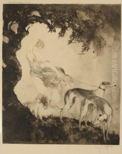 Gust Of Wind by Louis Icart