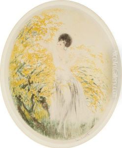 Forsythia by Louis Icart