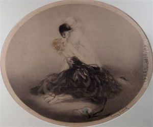 L'etreinte (embrace) by Louis Icart