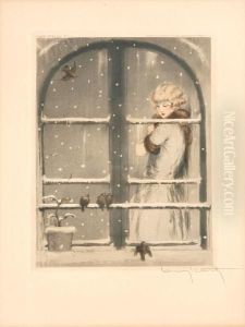 Winter by Louis Icart