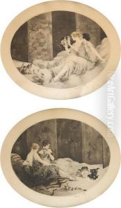 "les Petits Chiens" by Louis Icart